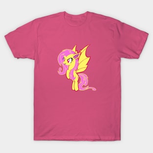 Flutterbat Illustration - Fluttershy Fan Art T-Shirt